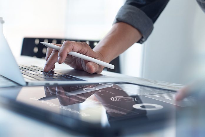 Tablet Laptop. Photo.